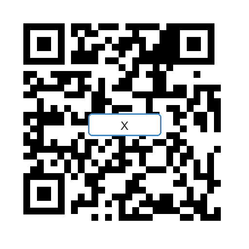 X QR code