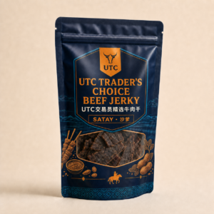 UTC Trader’s Choice Beef Jerky / UTC交易员精选牛肉干 — Satay / 沙爹