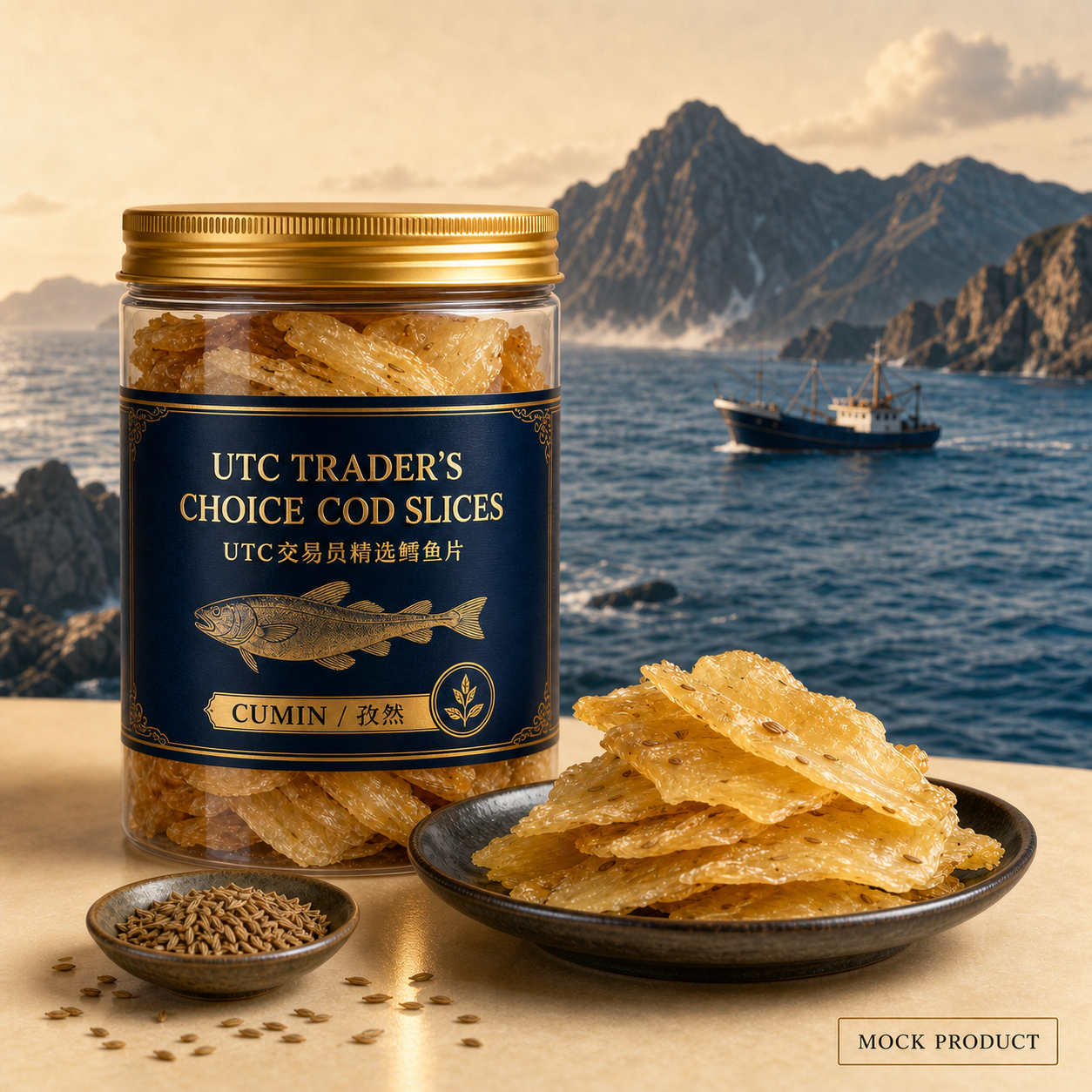 UTC Trader’s Choice Cod Slices / UTC交易员精选鳕鱼片 — Cumin / 孜然