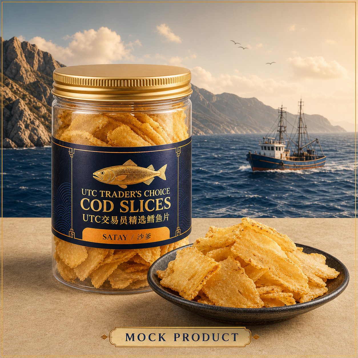 UTC Trader’s Choice Cod Slices / UTC交易员精选鳕鱼片 — Satay / 沙爹
