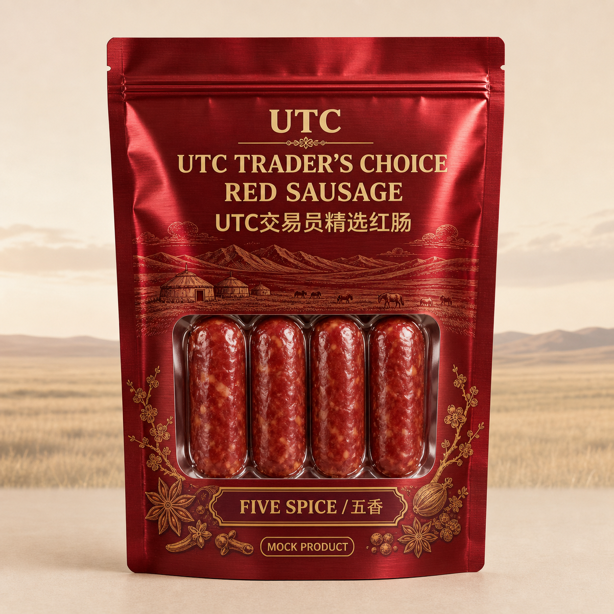 UTC Trader’s Choice Red Sausage / UTC交易员精选红肠 — Five Spice / 五香