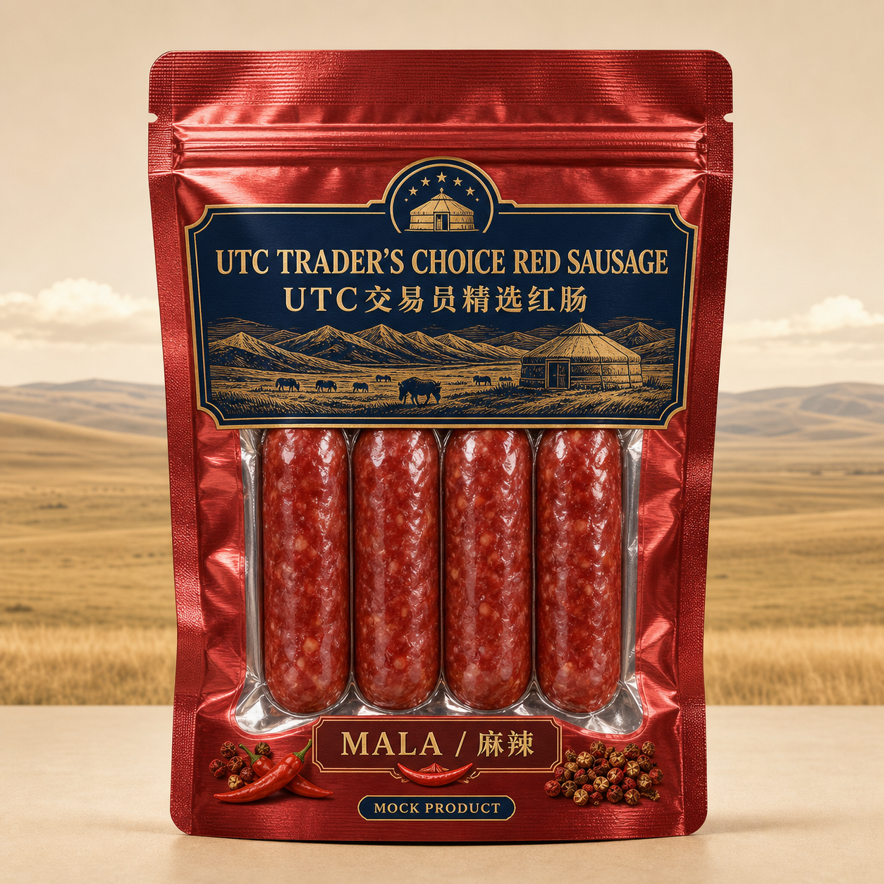 UTC Trader’s Choice Red Sausage / UTC交易员精选红肠 — Mala / 麻辣