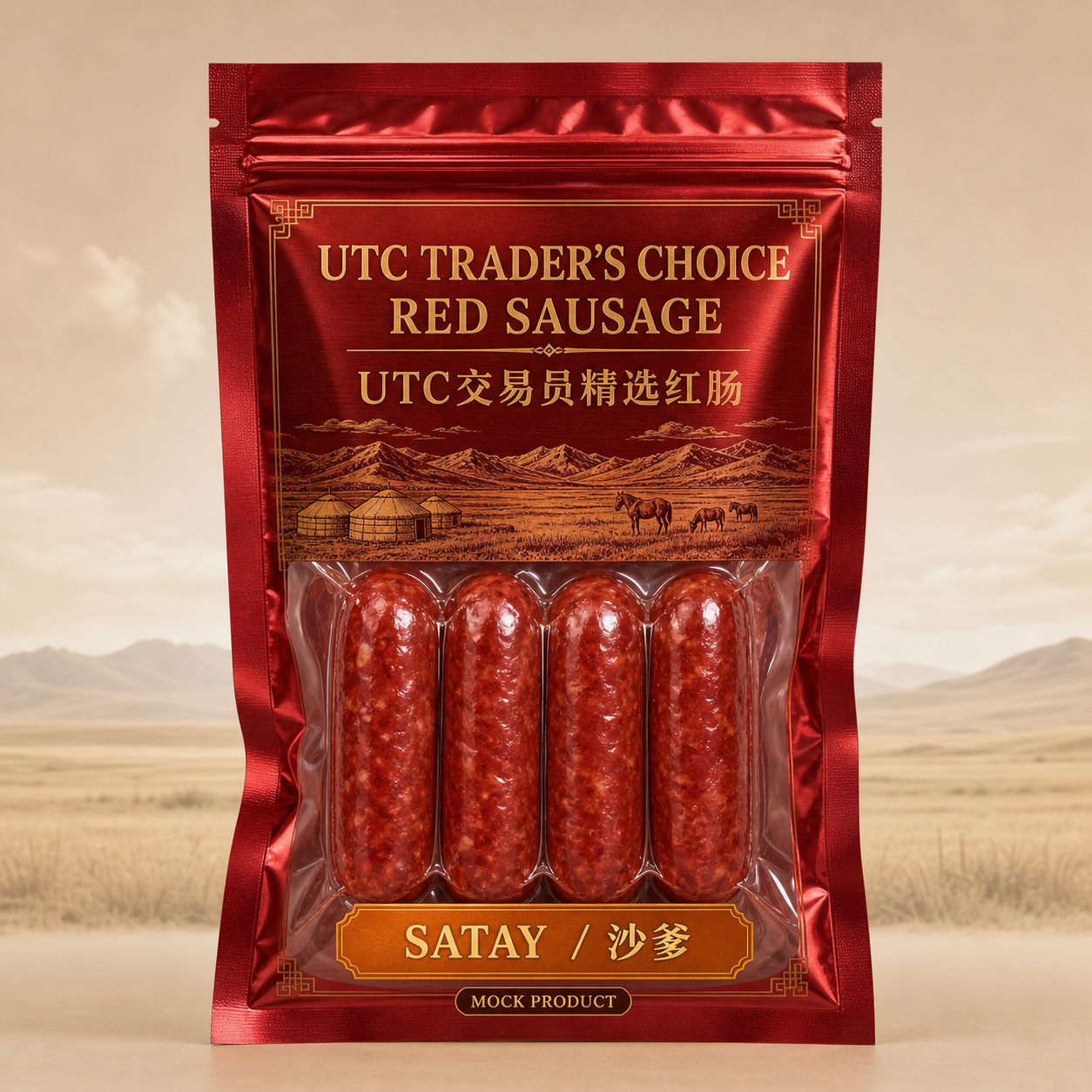 UTC Trader’s Choice Red Sausage / UTC交易员精选红肠 — Satay / 沙爹