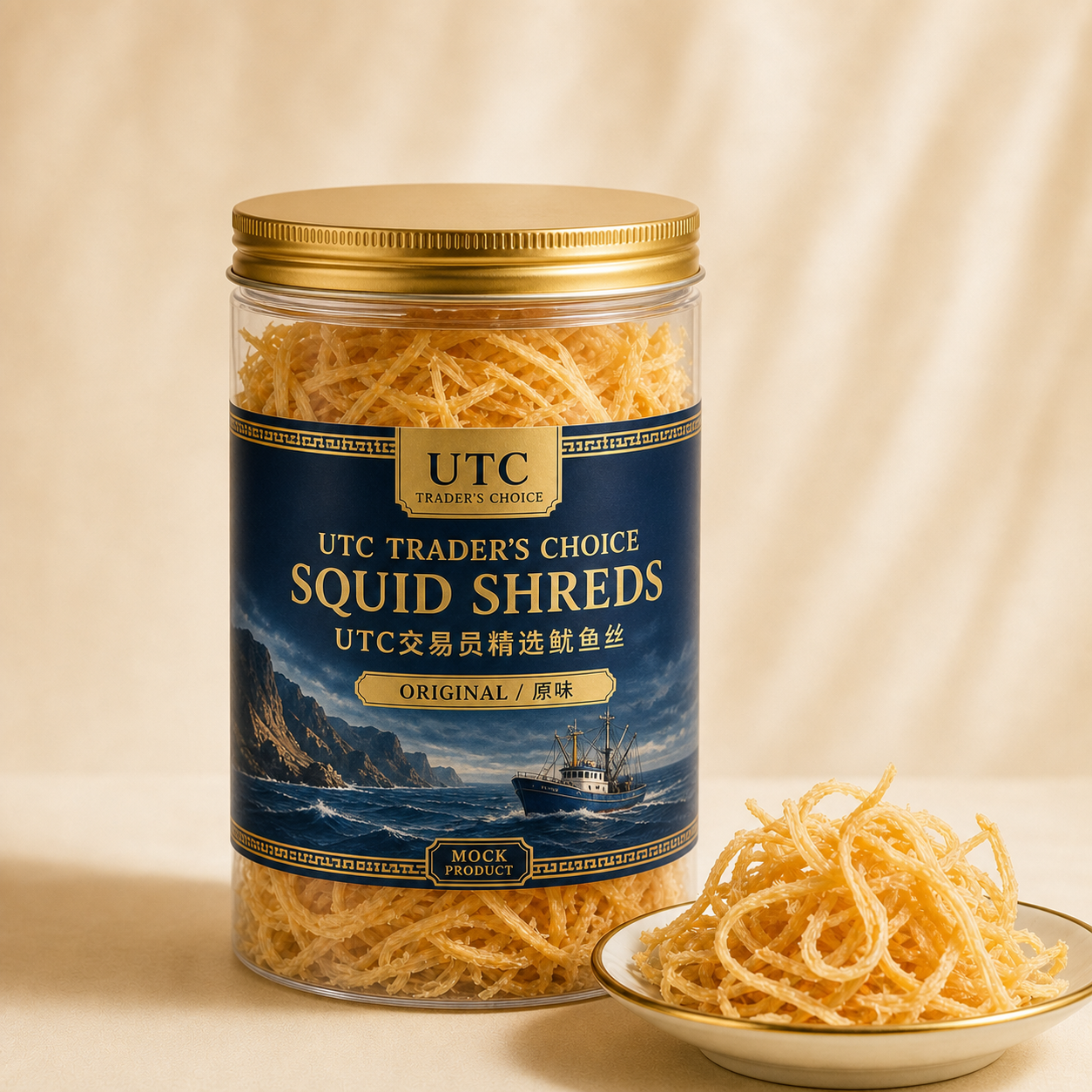 UTC Trader’s Choice Squid Shreds / UTC交易员精选鱿鱼丝 — Original / 原味